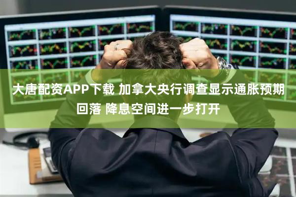 大唐配资APP下载 加拿大央行调查显示通胀预期回落 降息空间进一步打开