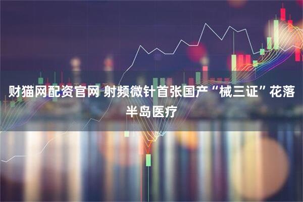 财猫网配资官网 射频微针首张国产“械三证”花落半岛医疗